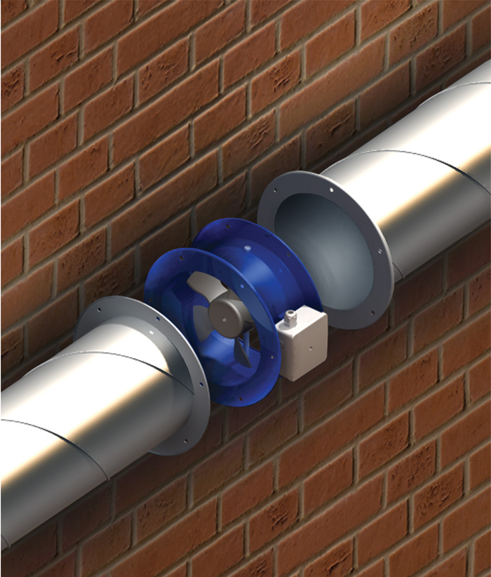 Ventilator axial de tubulatura Vents VKF 4D 300. Poza 495